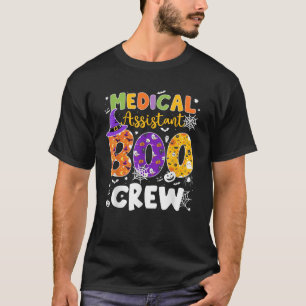 Medical Assistant Boo Crew Ghost Nurse Halloween S T-Shirt