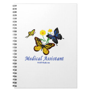 Medical Assistant Butterfly Notebook