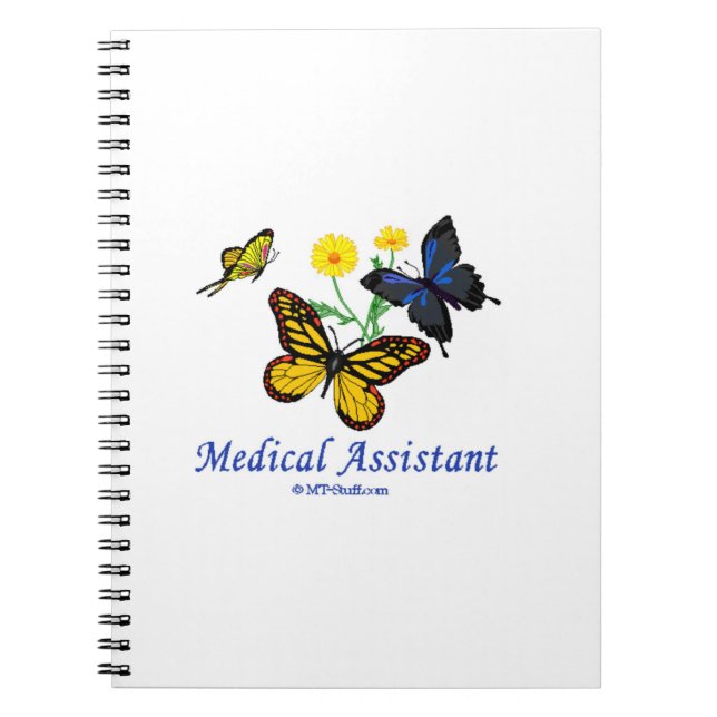 Medical Assistant Butterfly Notebook (Front)