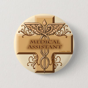 Medical Assistant Caduceus pin