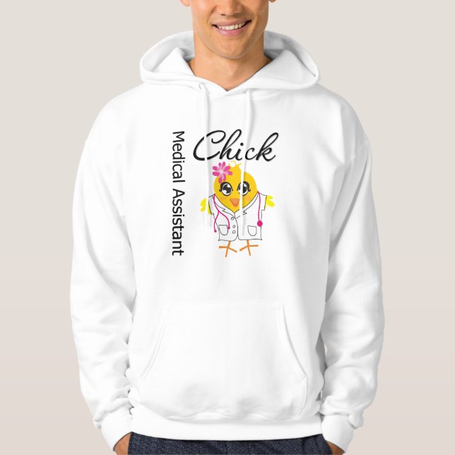Medical Assistant Chick Hoodie (Front)