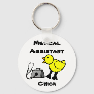 Medical Assistant Chick Keychain