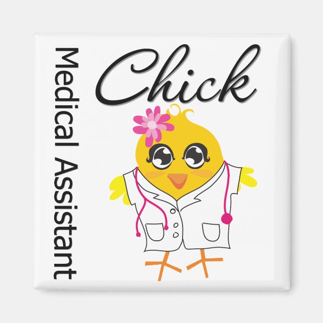 Medical Assistant Chick Magnet (Front)