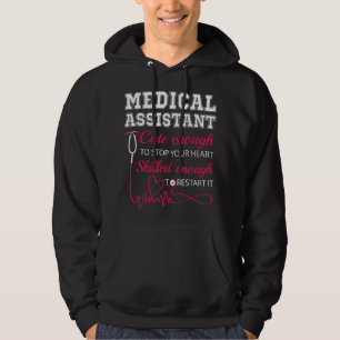 Medical Assistant Cute Nurse Stop Heart Male Femal Hoodie