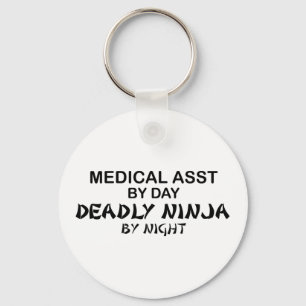 Medical Assistant Deadly Ninja Key Ring