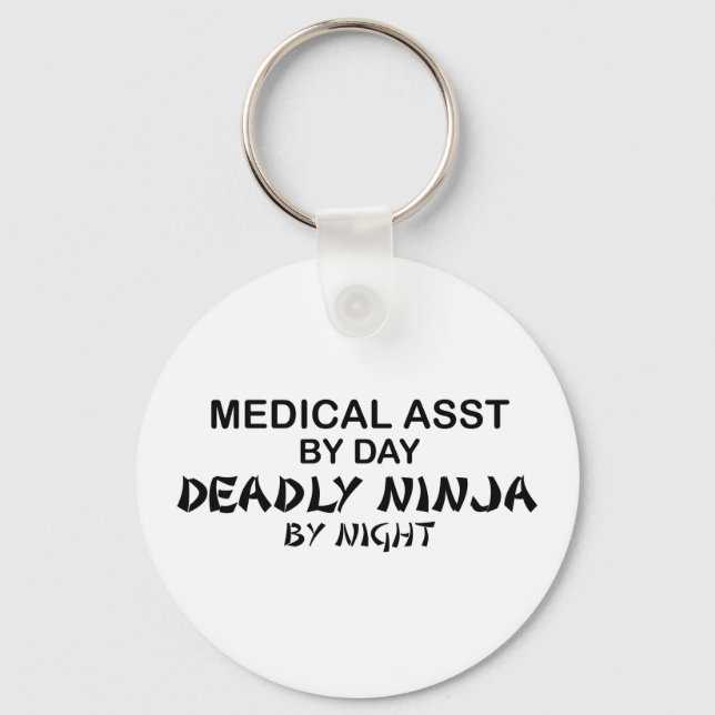 Medical Assistant Deadly Ninja Key Ring (Front)