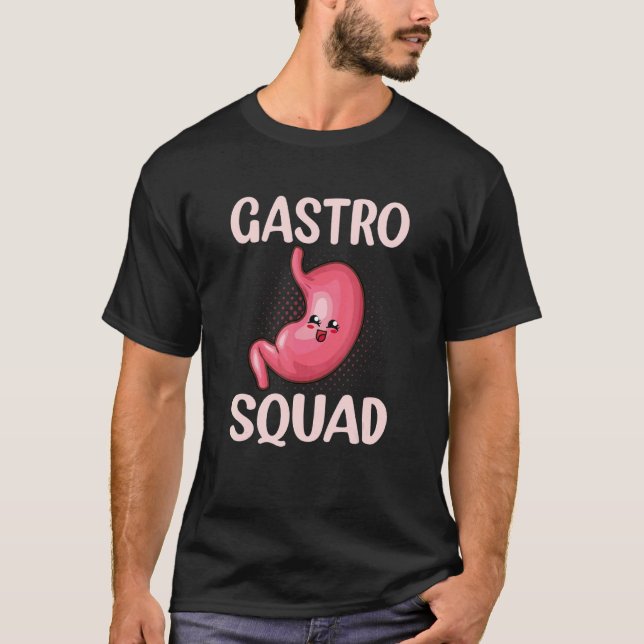 Medical Assistant Gastroenterology Gastro Squad En T-Shirt (Front)