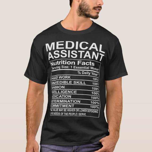 Medical Assistant Gifts Appreciation Funny  T-Shirt (Front)