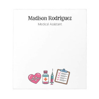Medical Assistant Healthcare Worker Notepad