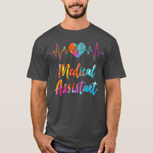 Medical Assistant Heartbeat Nursing Hospital Heart T-Shirt