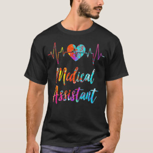Medical Assistant Heartbeat Nursing Hospital Heart T-Shirt