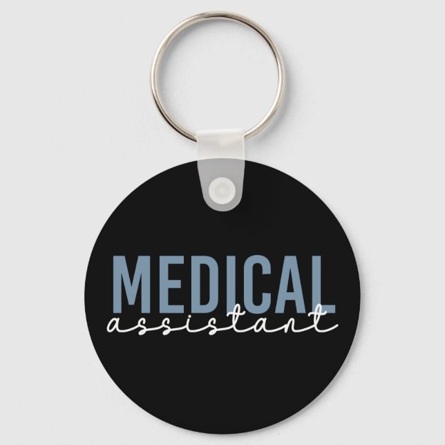 Medical Assistant MA | Clinical Assistant Key Ring (Front)