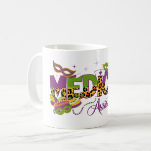 Medical Assistant - Mardi Gras Coffee Mug