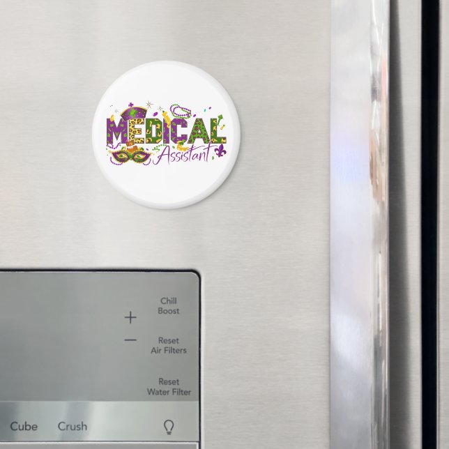 Medical Assistant - Mardi Gras Magnet (In Situ (Fridge))