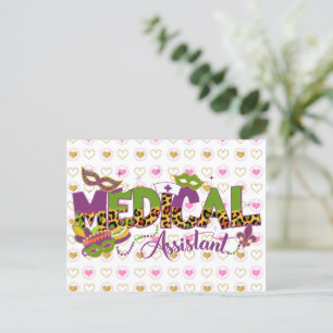Medical Assistant - Mardi Gras Postcard