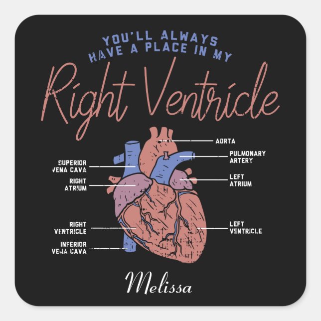 Medical Assistant Nurse EMT Paramedic Custom Square Sticker (Front)