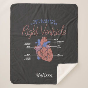 Medical Assistant Nurse EMT Paramedic Personalised Sherpa Blanket