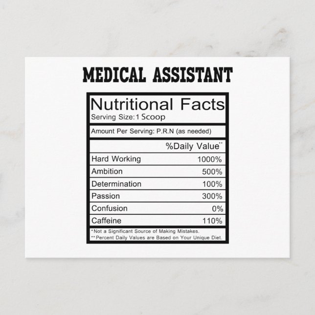 Medical Assistant Postcard (Front)