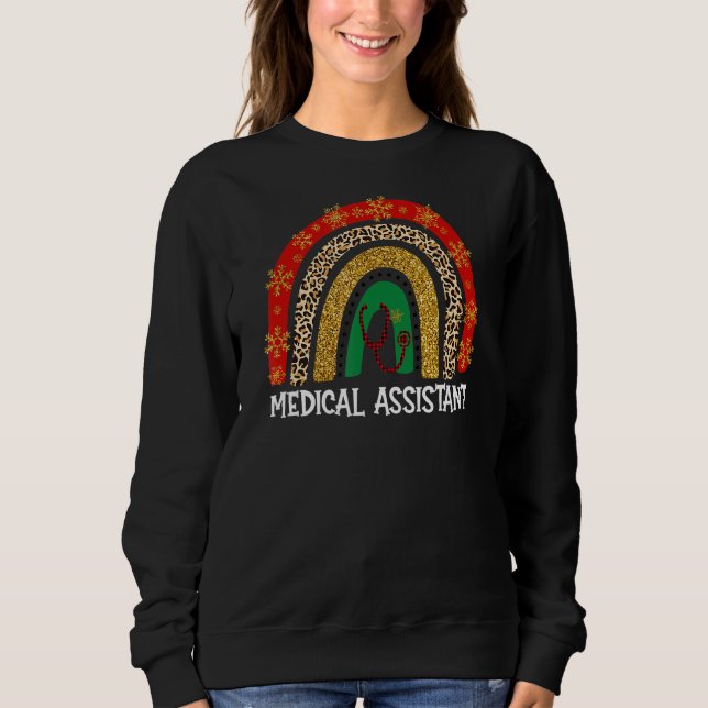Medical Assistant Rainbow Appreciation Essential W Sweatshirt (Front)