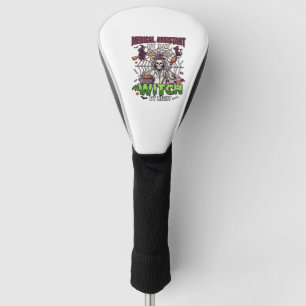Medical Assistant Witch Skeleton Syringe Cauldron Golf Head Cover