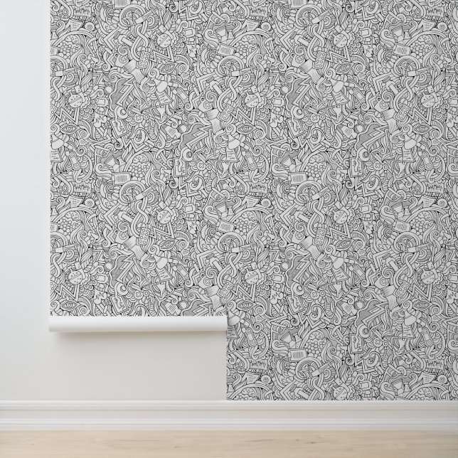 Medical B&W Pattern Wallpaper (Application)