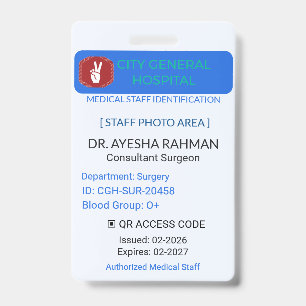 Medical Badge Nurse Badge Secure ID
