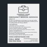 Medical Bag Design, EMT, Paramedic Advertising Flyer<br><div class="desc">Medical Bag Design,  EMT,  Paramedic Advertising Flyers By The Business Card Store.</div>