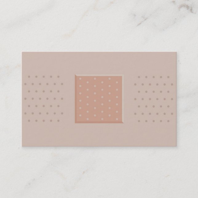 Medical Band-Aid Plaster Patch - Business Card (Front)