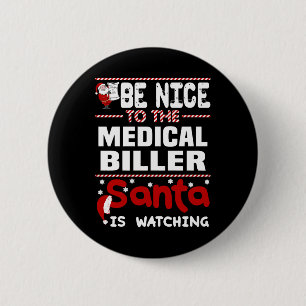 Medical Biller 6 Cm Round Badge