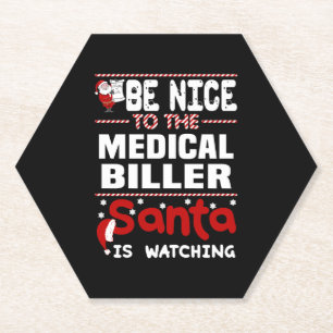 Medical Biller Paper Coaster
