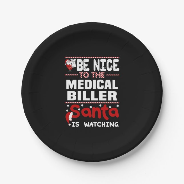 Medical Biller Paper Plate (Front)