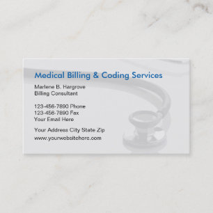 Medical Billing And Coding Business Card