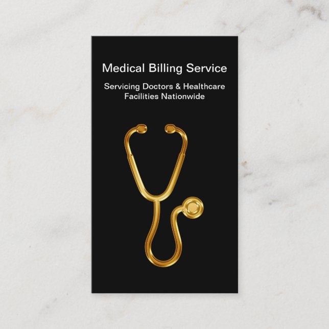 Medical Billing Business Cards (Front)