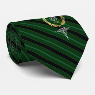 Medical Brain Personalised Green Tie