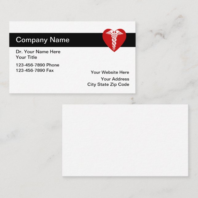 Medical Business Cards (Front/Back)