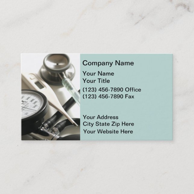 Medical Business Cards (Front)