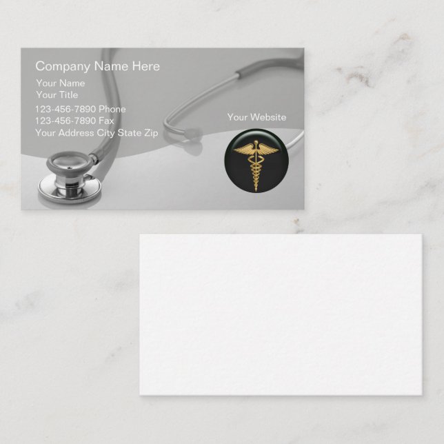 Medical Business Cards (Front/Back)