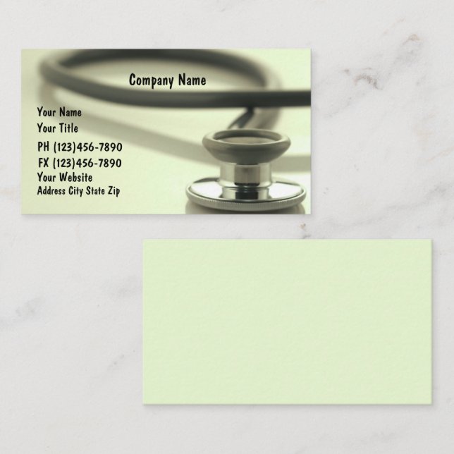 Medical Business Cards (Front/Back)