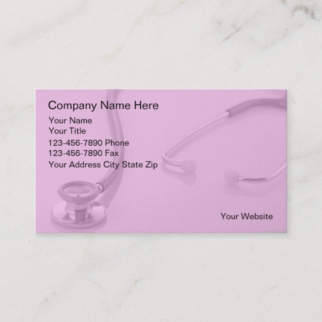 Medical Business Cards (Front)