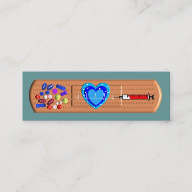 Medical Business Cards Big Bandaid (Front)