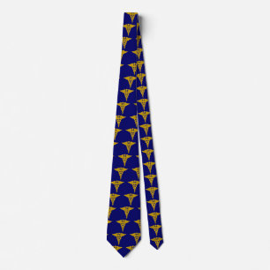 Medical Caduceus Tie