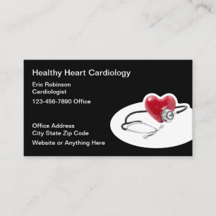 Medical Cardiology Physician Business Cards