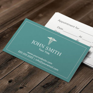 Medical Care Appointment Plain Teal