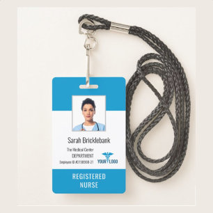 Medical Centre Employee Nurse Photo ID ID Badge
