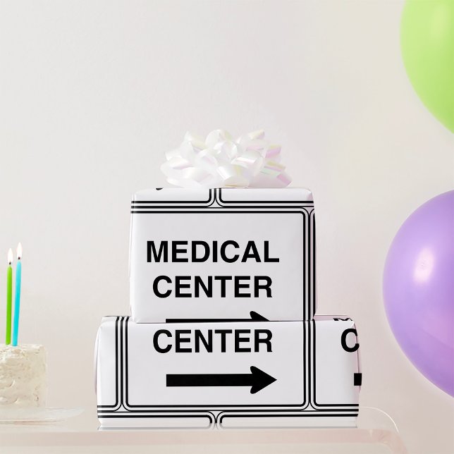 Medical Centre Sign Wrapping Paper (Creator Uploaded)