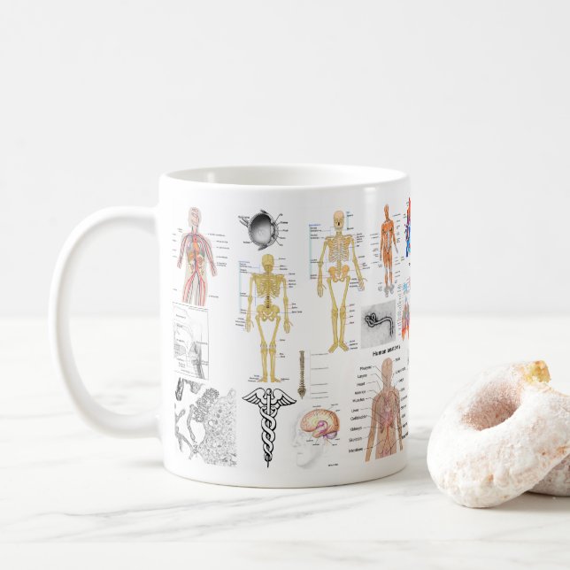 Medical Charts full colour Coffee Mug (With Donut)