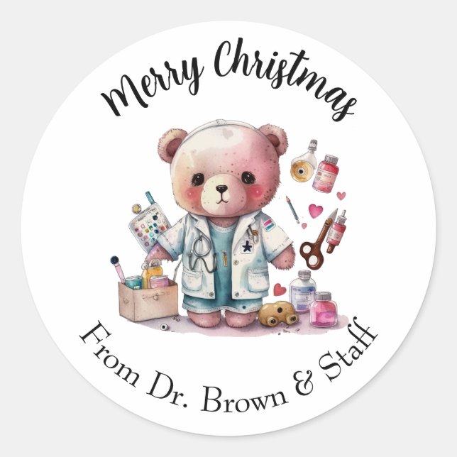 Medical Christmas Stickers (Front)