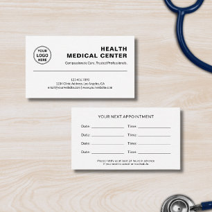 Medical Clinic Doctor Multiple Appointment Card