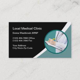 Medical Clinic Nurse Practitioner Business Card