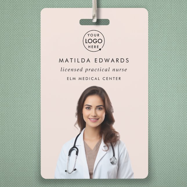 Medical Clinical Staff Employee Security Identity ID Badge (Creator Uploaded)